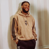 Sudadera adulto con capucha Sevilla FC 25/26 beige